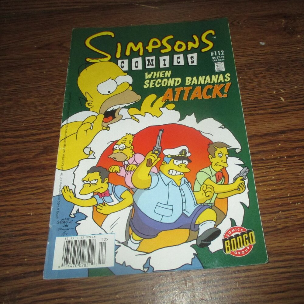 Simpsons Comics #112 (2005, Bongo Comics)